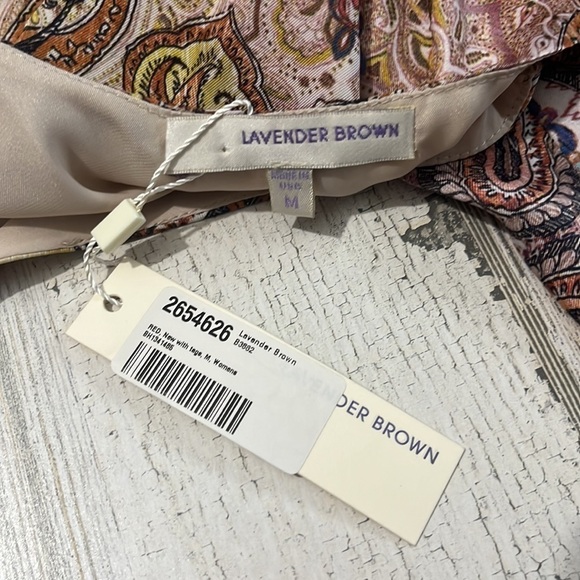 Lavender Brown Dress Size M NWT - Picture 7 of 12
